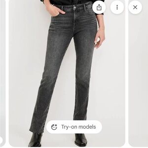 Wild Fable Women's Charcoal Straight Leg Jeans